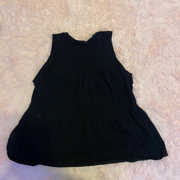 🖤black flared tank-top🖤 - Picture 3 of 3